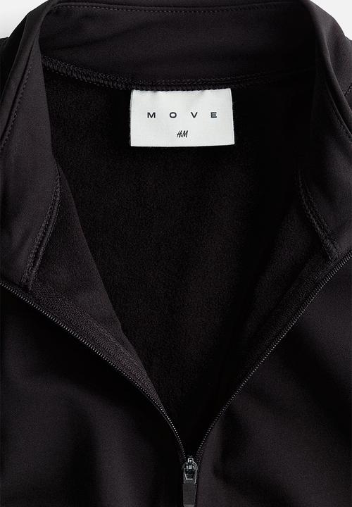H&M - Sports fleece jacket with softmove™ - black
