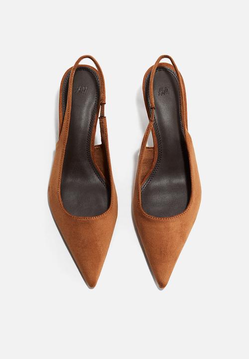 H&M - Slingback court shoes - brown