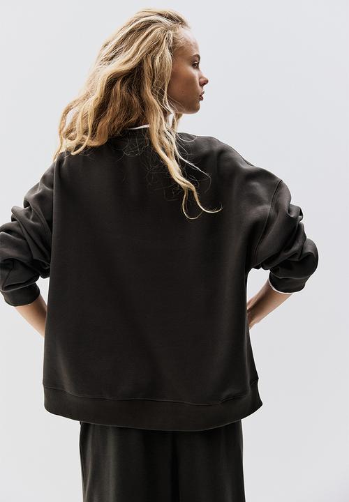 H&M - Oversized sweatshirt - dark green