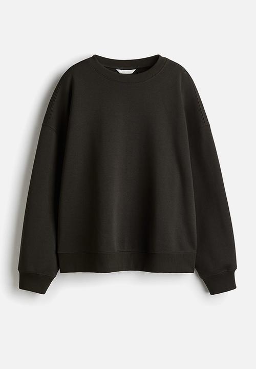 H&M - Oversized sweatshirt - dark green