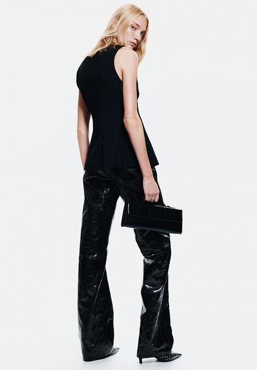 H&M - Long waistcoat - black