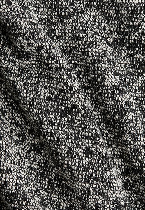 H&M - Jacquard-weave dress - black marl
