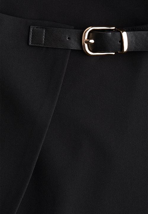 H&M - Wrap skort - black
