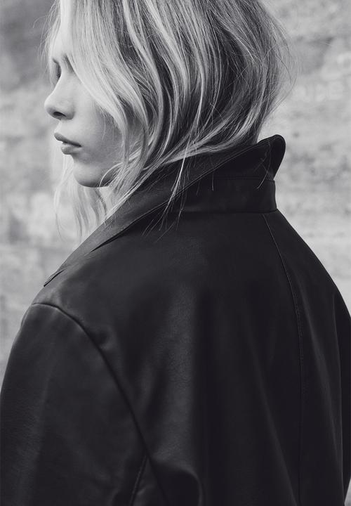H&M - Coated jacket - black