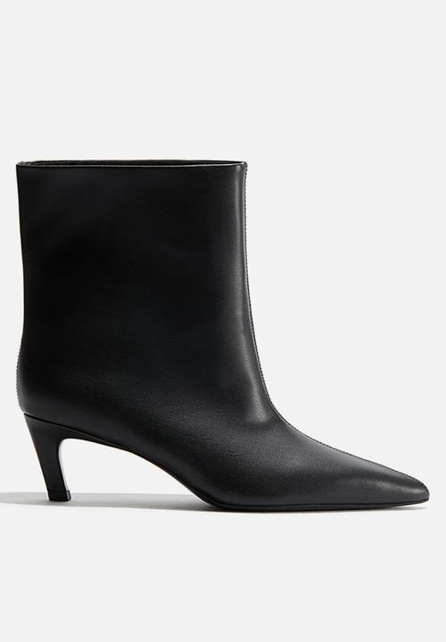 H&M - Heeled ankle boots - black