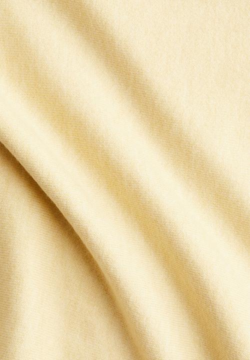 H&M - One-shoulder jumper - pale yellow