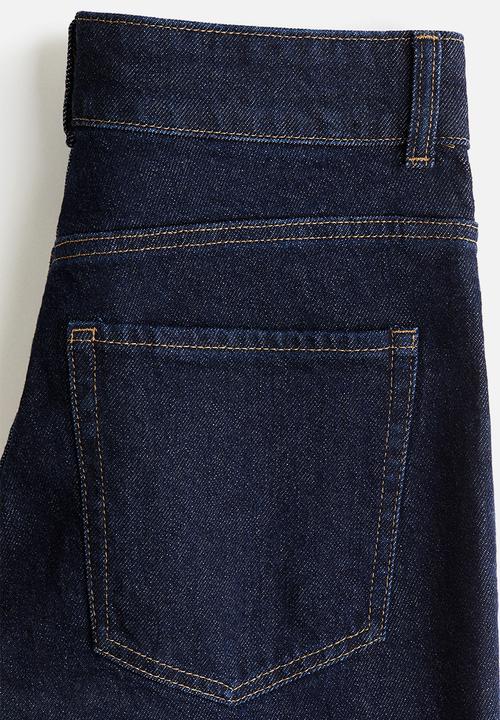 H&M - Flared high jeans - dark denim blue