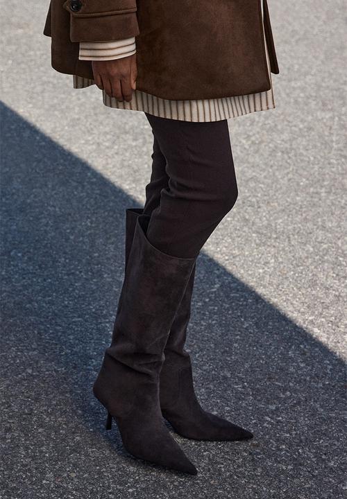 H&M - Knee-high boots - dark grey