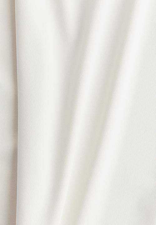 H&M - Boat-neck thong body - white