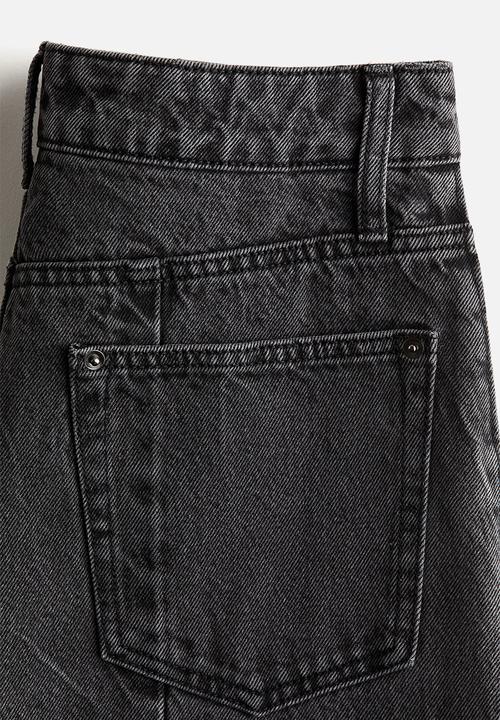 H&M - Seam-detail jeans - dark grey