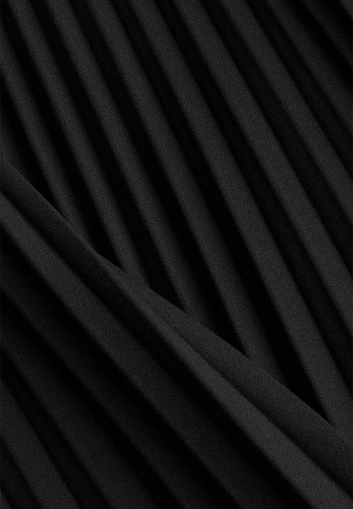 H&M - Pleated mini skort - black