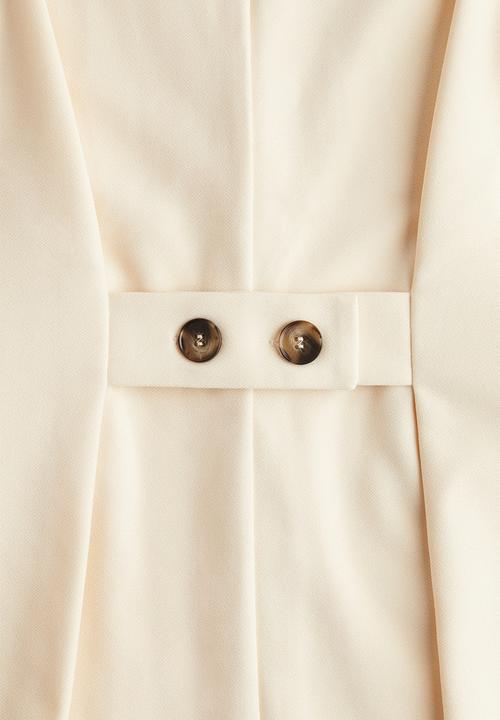 H&M - Long waistcoat - cream