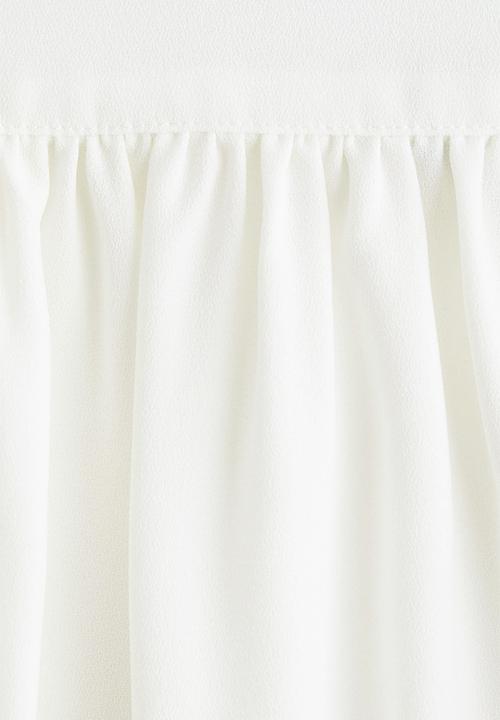 H&M - Shoulder-pad blouse - white
