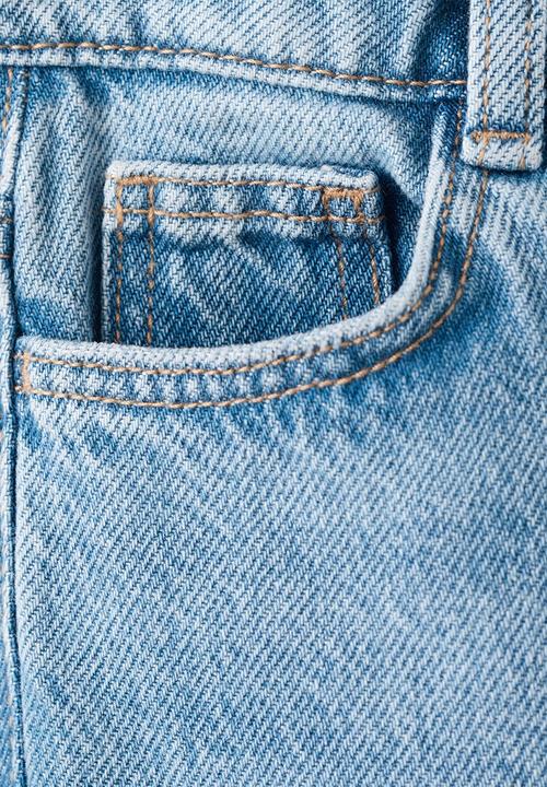 MANGO - Jeans WIDE - Open Blue