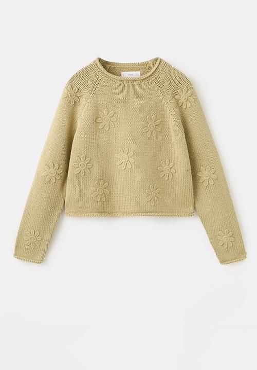 MANGO - Sweater BARLEY - Dark Green