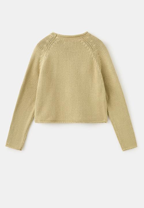 MANGO - Sweater BARLEY - Dark Green