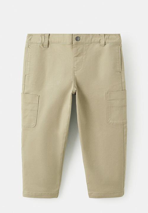 MANGO - Pantalon - Green