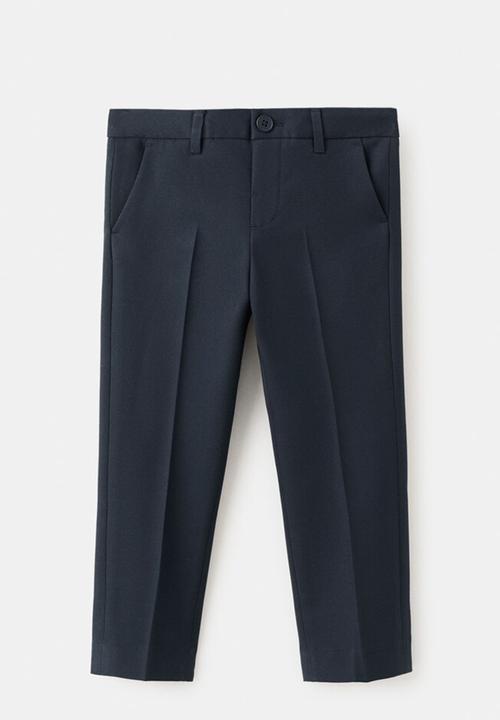 MANGO - Pantalon - Navy