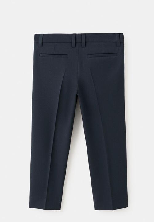 MANGO - Pantalon - Navy