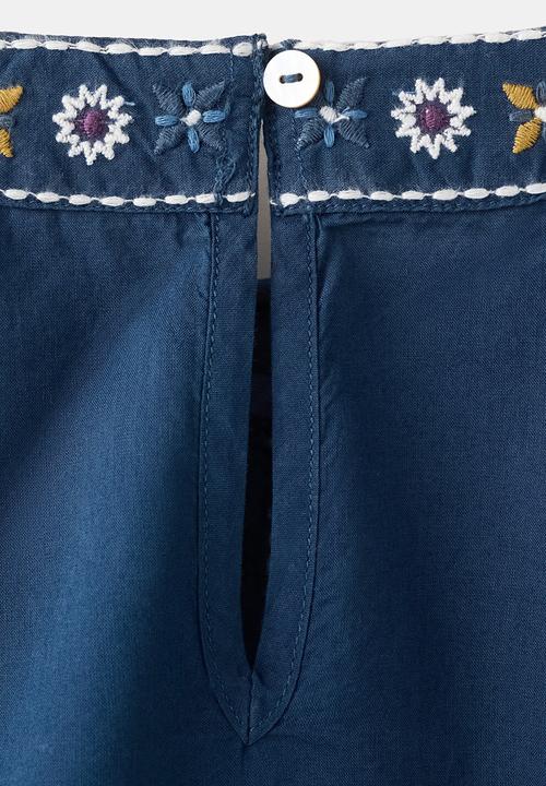 MANGO - Blouse RANIA - Navy