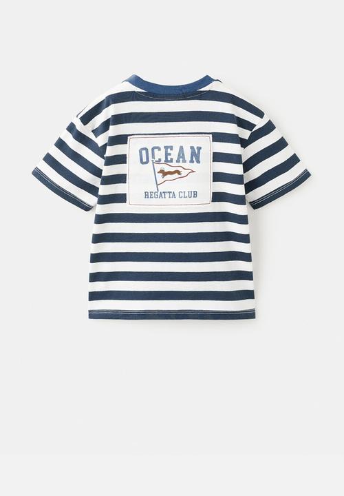 MANGO - T-Shirt FREGATA - Navy