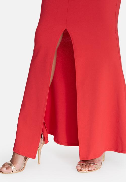 Missguided - Front strappy fishtail maxi dress