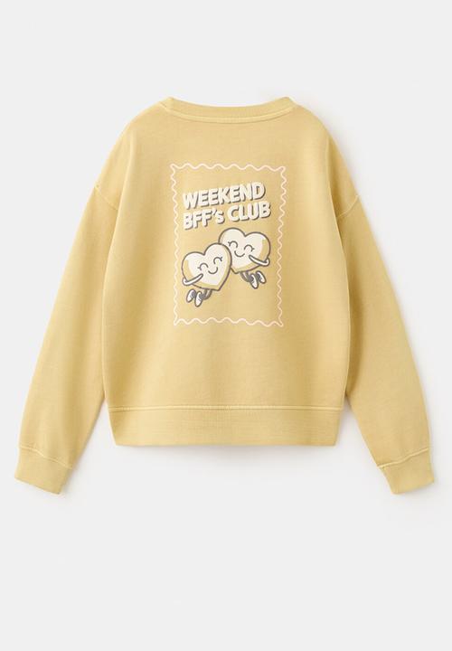 MANGO - Sweatshirt WEEKEND - Olive Green