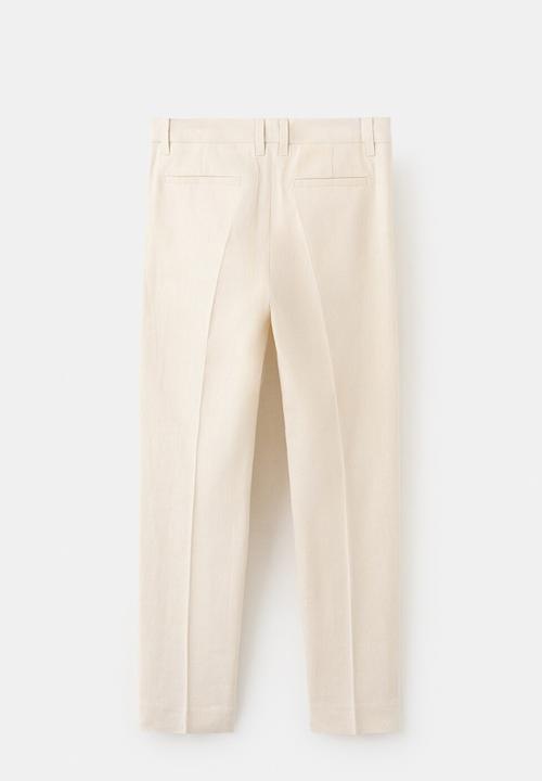 MANGO - Trousers RIOP - Light Beige