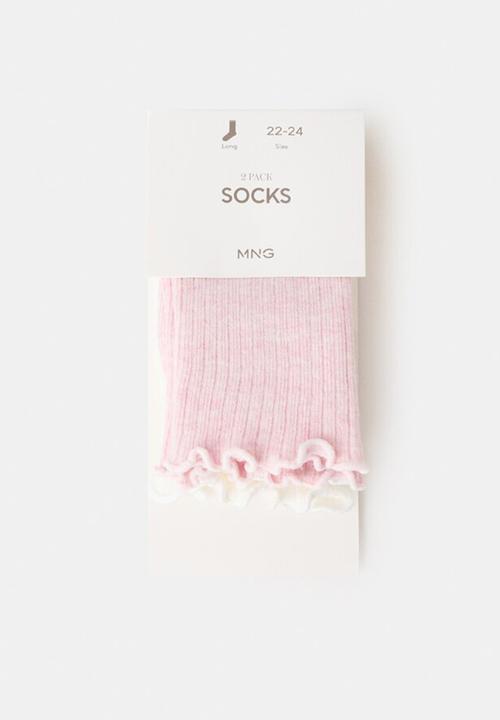 MANGO - Calcetines - Pink