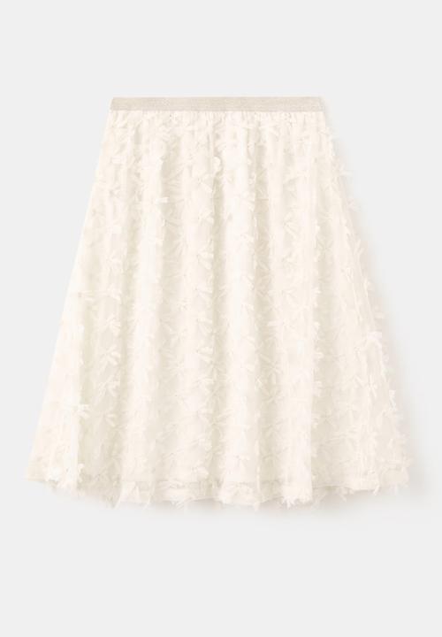 MANGO - Skirt BOWSET - Natural