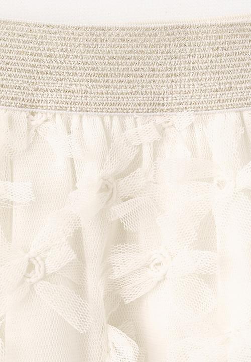 MANGO - Skirt BOWSET - Natural