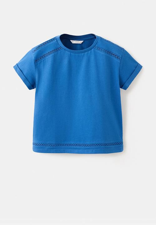 MANGO - T-Shirt ELLIE - Bright Blue