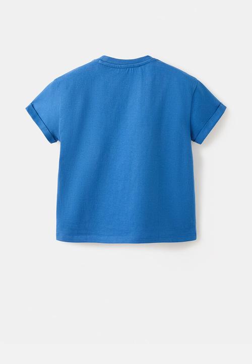 MANGO - T-Shirt ELLIE - Bright Blue