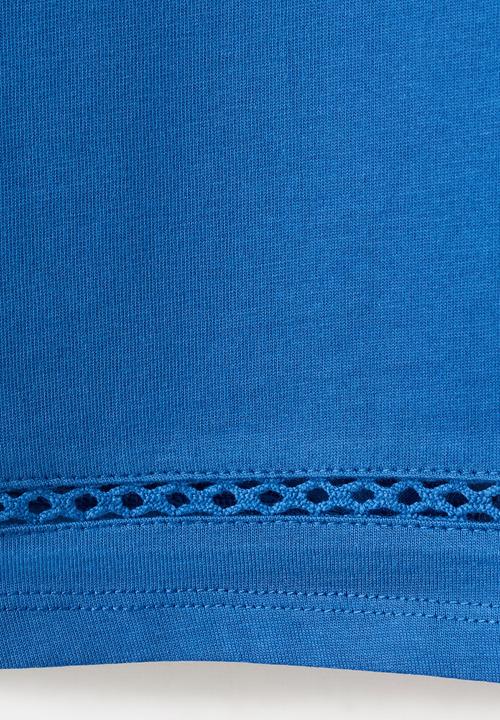 MANGO - T-Shirt ELLIE - Bright Blue