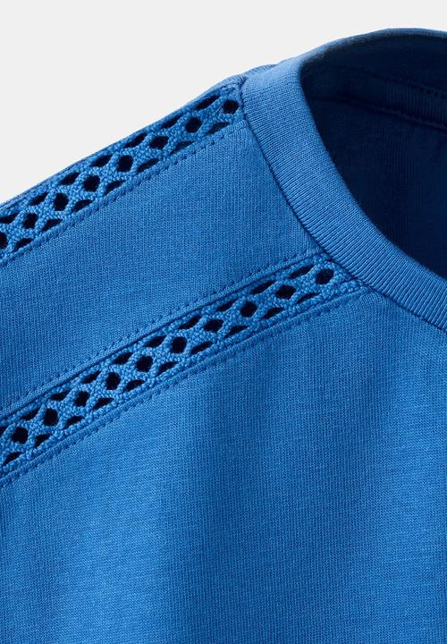 MANGO - T-Shirt ELLIE - Bright Blue