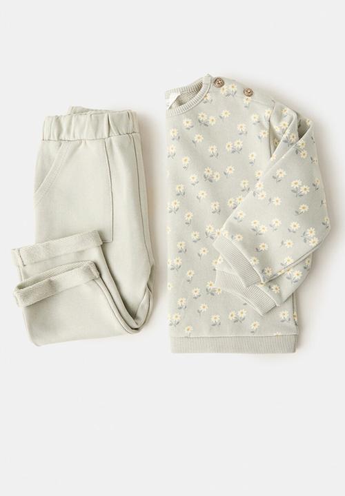 MANGO - Sweatshirt FLOR - Green
