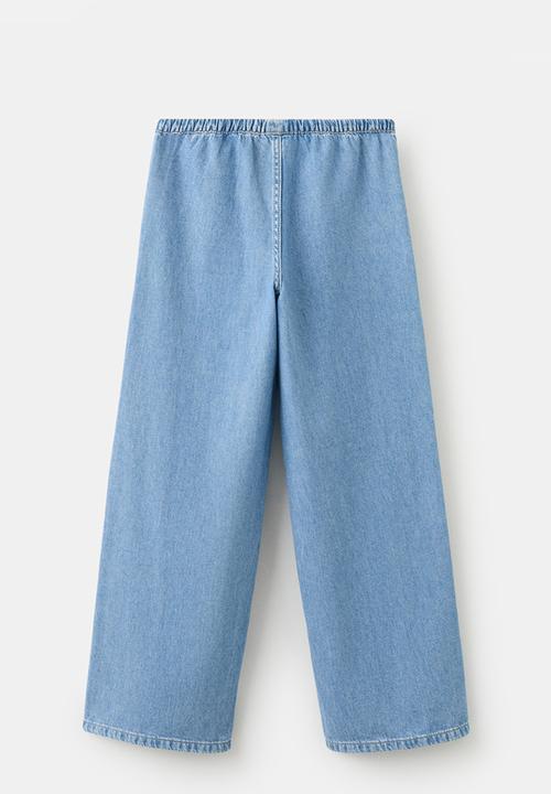 MANGO - Jeans RELAX - Open Blue