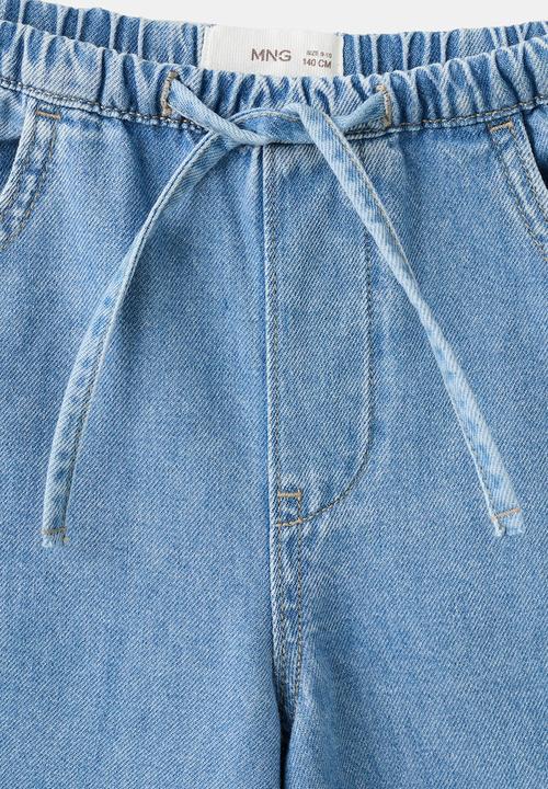 MANGO - Jeans RELAX - Open Blue