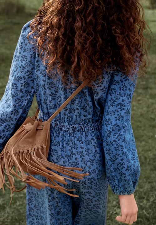 MANGO - Jeans RELAX - Open Blue