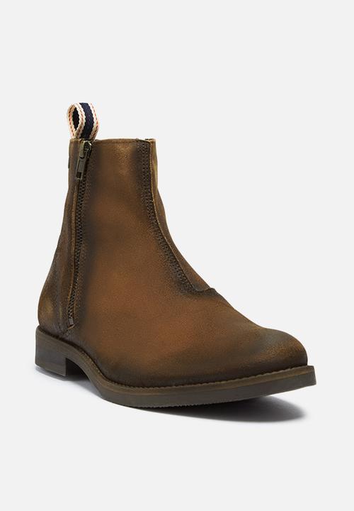 Jack & Jones - Zippy waxed suede boot