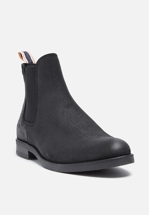Jack & Jones - Paul waxed suede chelsea boot
