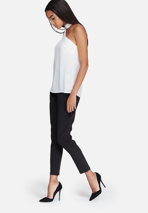 Missguided - Choker neck one shoulder blouse