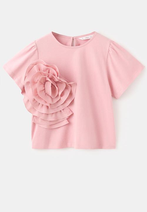 MANGO - T-Shirt ROSE - Pink
