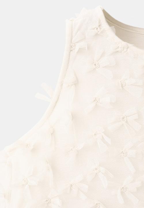 MANGO - T-Shirt BOWSET - Natural
