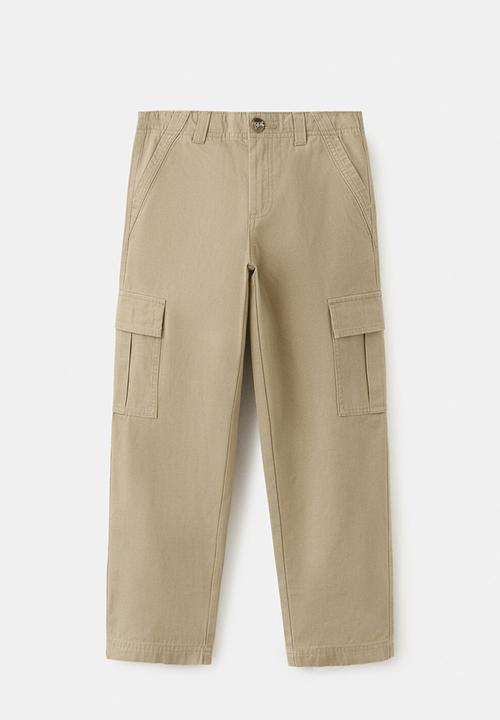 MANGO - Trousers Marte - light/pastel brown