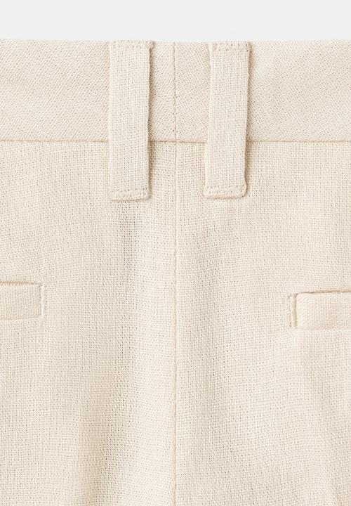 MANGO - Pantalon - Light Beige