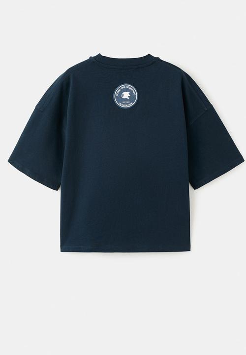 MANGO - T - shirt Sonmoto - blue