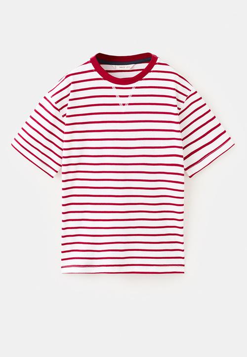 MANGO - T-shirt Fclassic - red