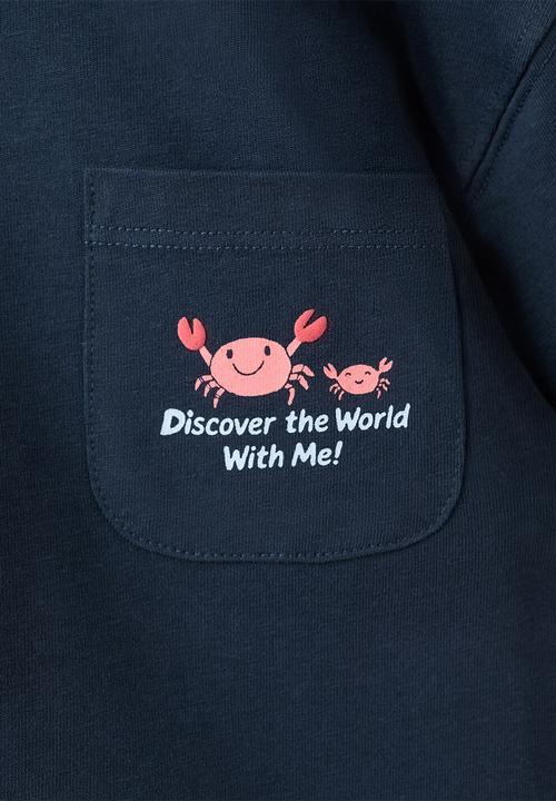 MANGO - T-Shirt FCRAB - Navy