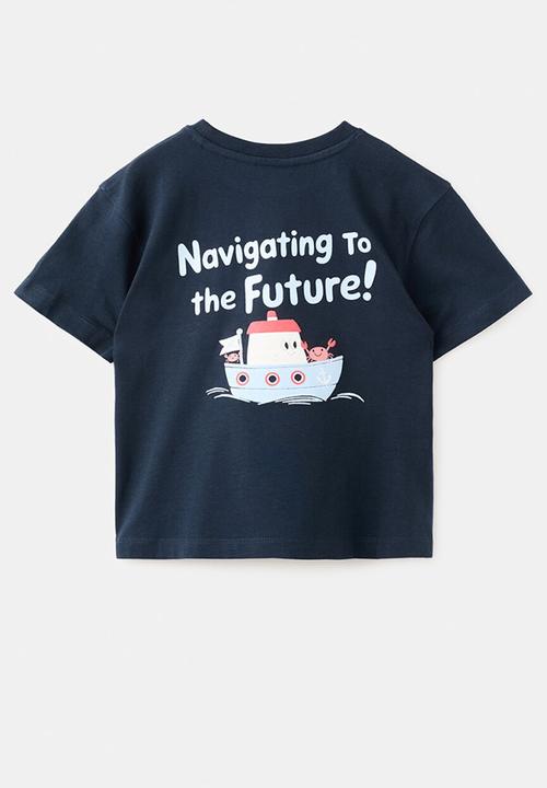 MANGO - T-Shirt FCRAB - Navy